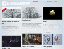 Tablet Screenshot of cinnamon.com.ua